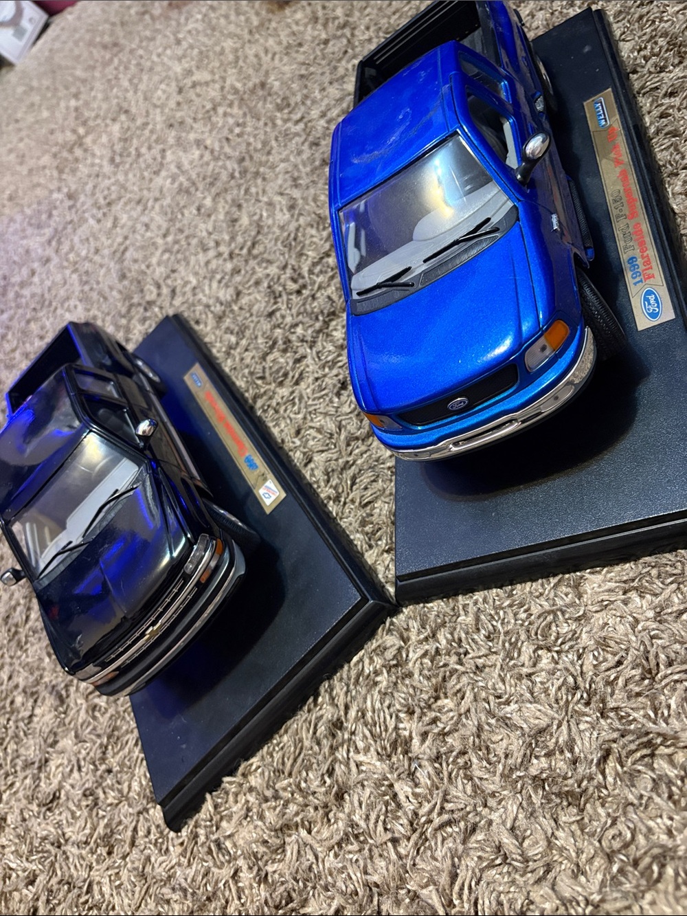 1999 Silverado Black Die-Cast Truck 
Blue 1999 Flareside Supercab Pick Up